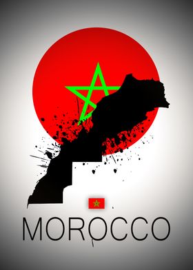 Morocco moon map