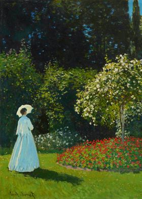 Lady in The Garden