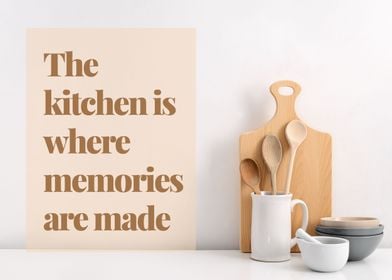 kitchen quotes poster