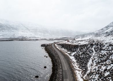 Road across Iceland