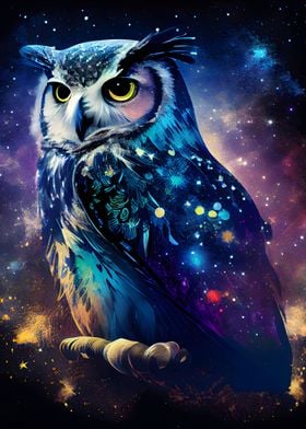 OWL with Galaxy Theme