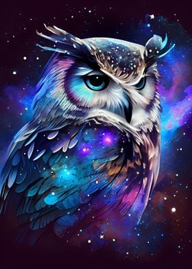 OWL with Galaxy Theme