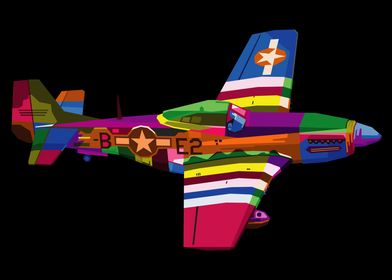 colorful airplane vector