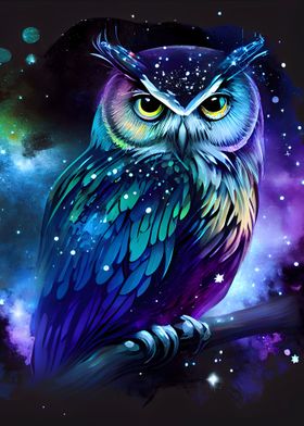 OWL with Galaxy Theme