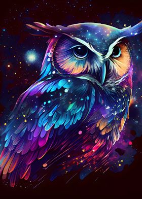 OWL with Galaxy Theme