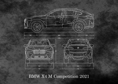 BMW X4 M Competition 2021 