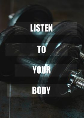 Listen to your body