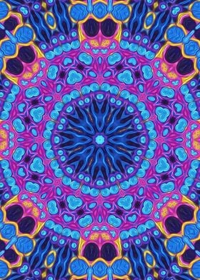 Blue Kaleidoscope 2