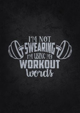 Not Swearing Workout Words