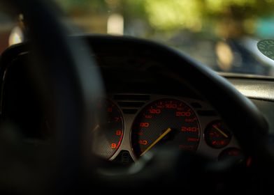 NSX R speedo 