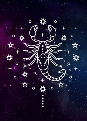 Scorpio Zodiac sign space