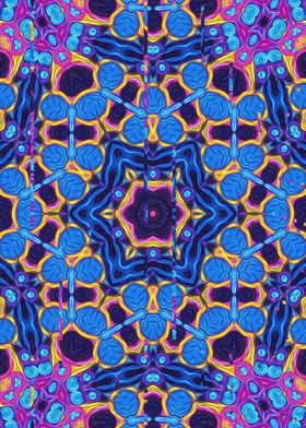 Blue Kaleidoscope 3