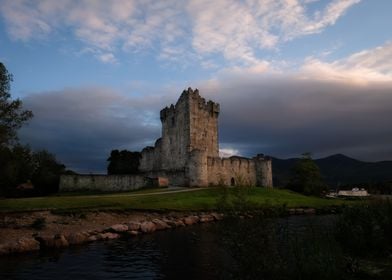 Medieval Castle at dusk