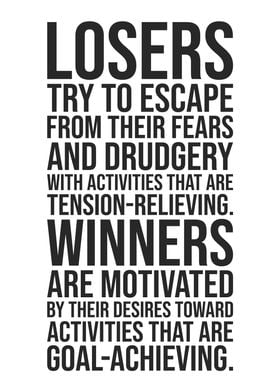 Losers vs Winners