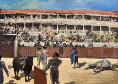 Bullfight 1865 by Manet