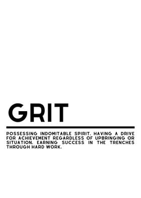 Grit Definition