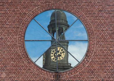 Cracked Tower Clock 