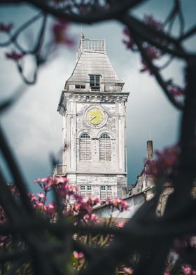 Vintage clock tower