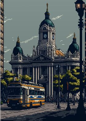 Madrid Pixel art