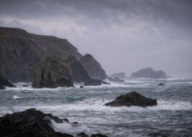 Stormy ocean