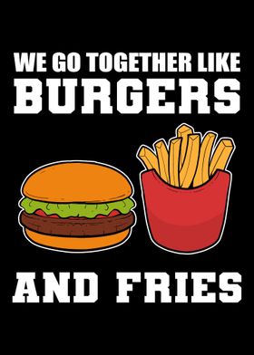 Burgers and Fries Food Vlo