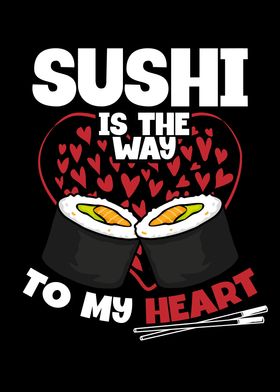 Sushi love on valentines d