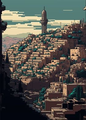 Amman Pixel art