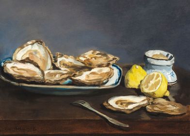 Oysters 1862 painting