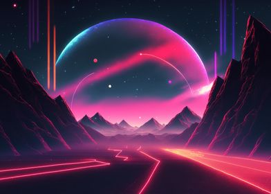 Synthwave Road 