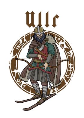 Ullr Ski God Of Archery 