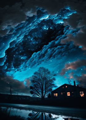 Relaxing nightsky