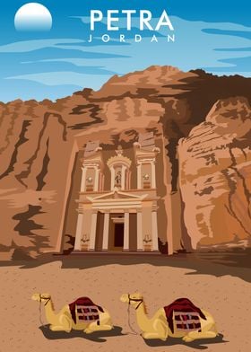 PETRA JORDAN Design Poster