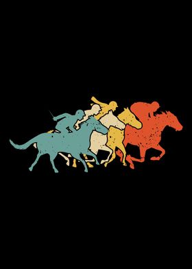 Retro Horse Racing Shirt