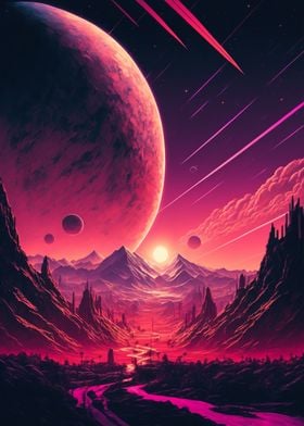 Retrowave Sunset