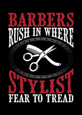 Barbers rush in