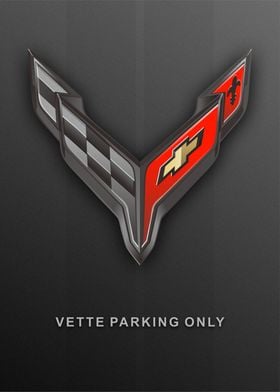 VETTE PARKING ONLY