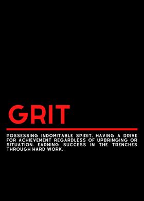 Grit Definition