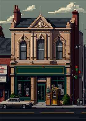 Kingston Pixel art