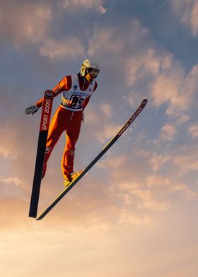 Skier Mid Air