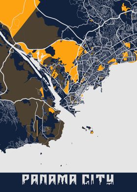 Panama City Map