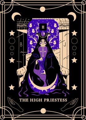 Tarot Card priestess