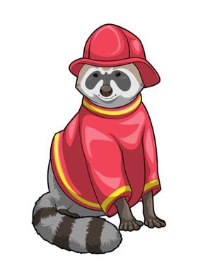 Racoon Firefighter