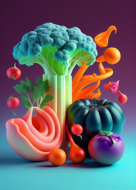 Vegetables soft pop