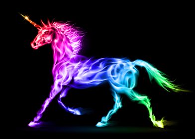 Digital art of unicorn V2