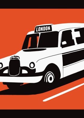 London Taxi Poster