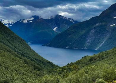 Norway Fjord Mountain Hill