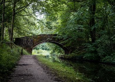 Canal Bridge in Spring