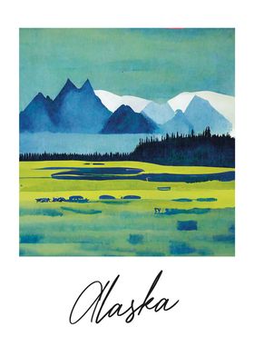 Alaska Mountains Landscape