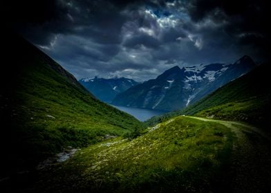 Norway Fjord Mountain Hill