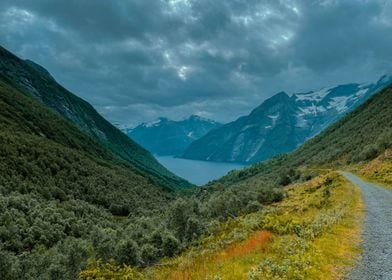 Norway Fjord Mountain Hill